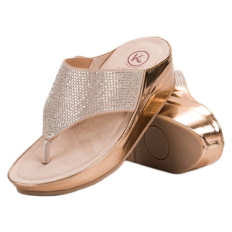 Kylie Keilsandalen gelb mehrfarbig 2