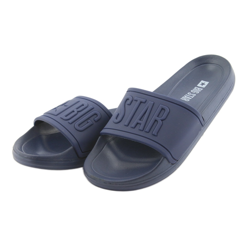 Big Star Hausschuhe profiliert 374155 marineblau 3