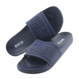 Big Star Hausschuhe profiliert 274A269 marineblau navy blau 4