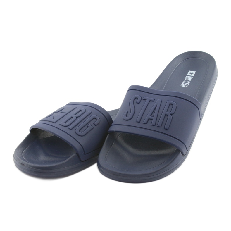 Big Star Hausschuhe profiliert 274A269 marineblau navy blau 3