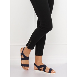 Marineblaue Sandalen für Damen X565 Navy navy blau 1