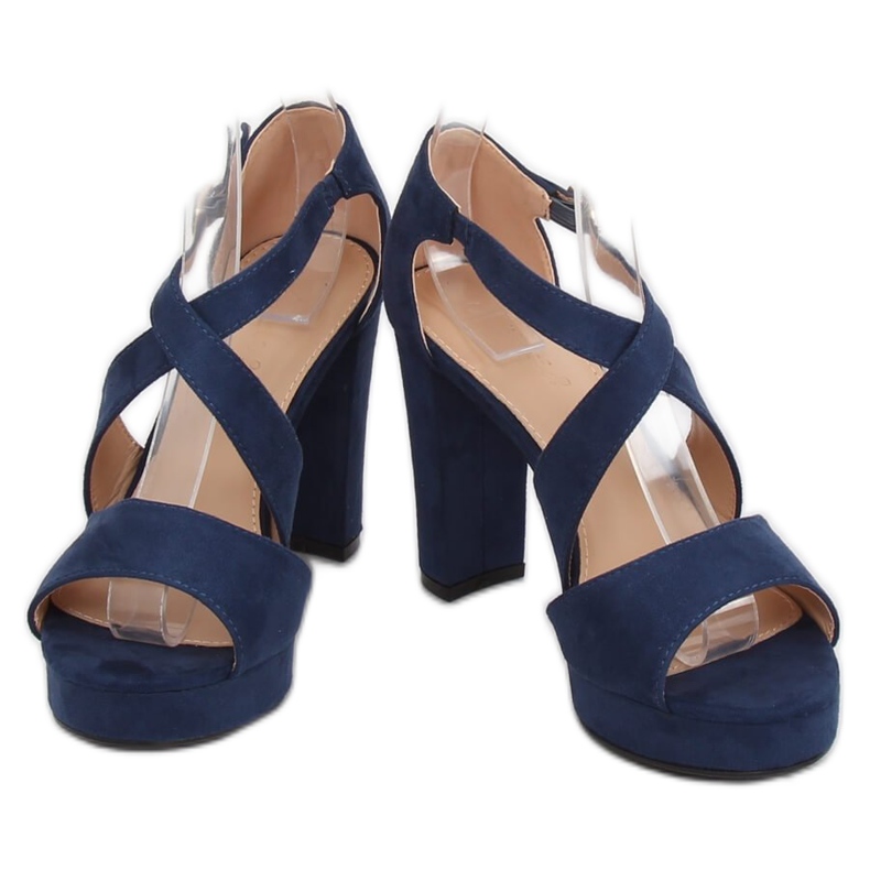 Sandalen auf der marineblauen VV-23 Blue-Plattform navy blau 1