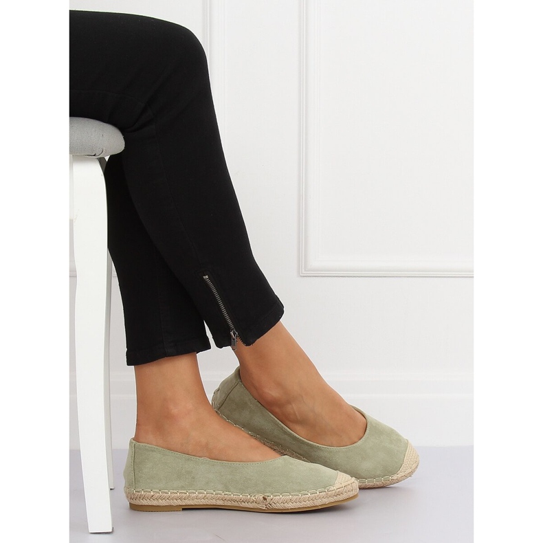 Grüne Ballerina Espadrilles N-2980 L.GRÜN 1