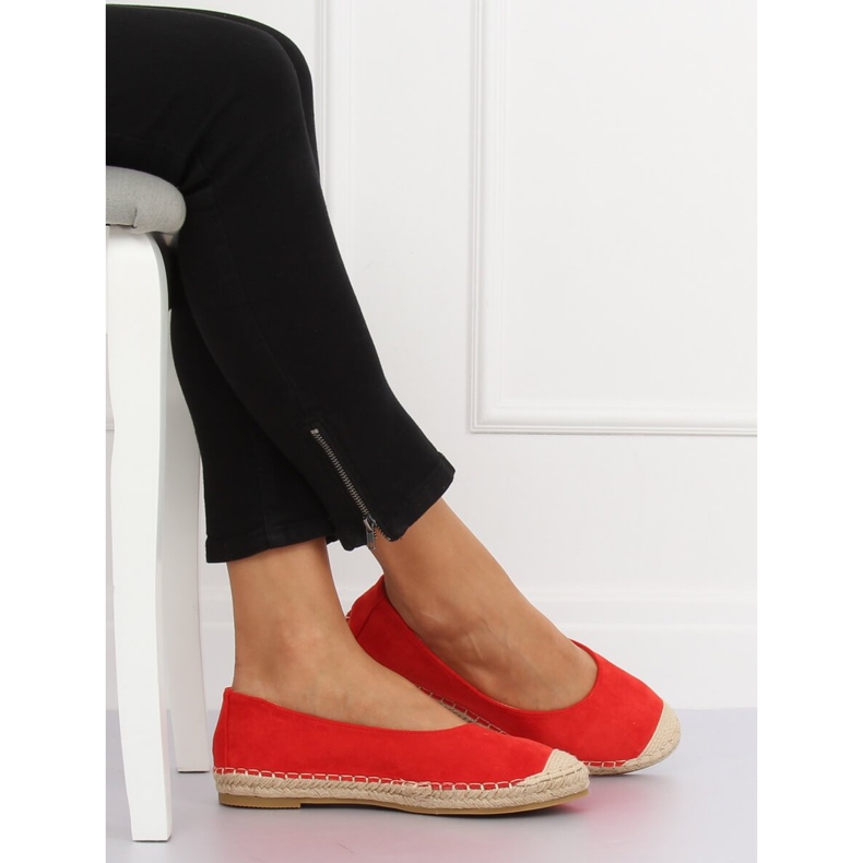 Rote Ballerina-Espadrilles N-2980 Rot 2
