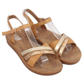 Camel TS-9 Beige Sandalen 1