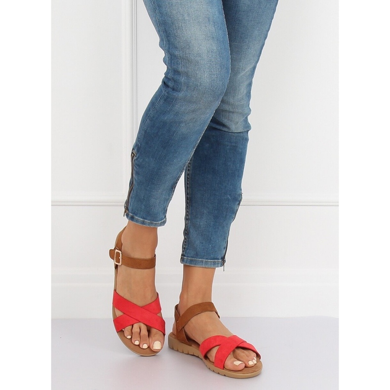 Rote Damensandalen 999 Red 2