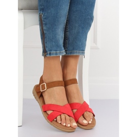 Rote Damensandalen 999 Red 1