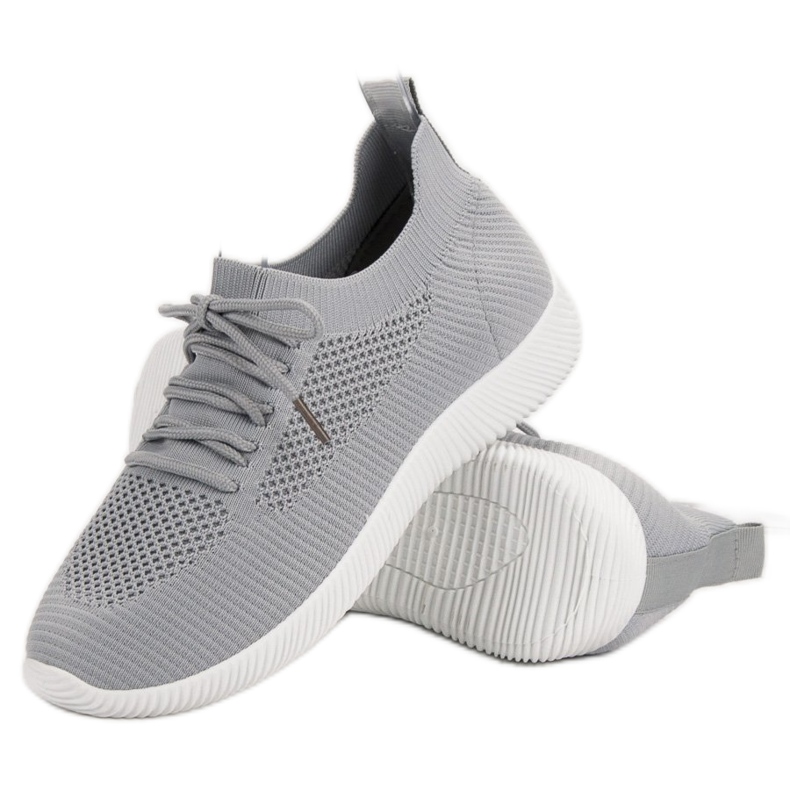 SHELOVET Sportschuhe zum Hineinschlüpfen grau 1