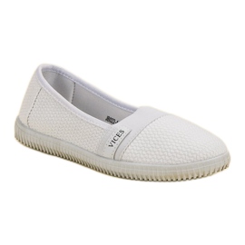Weiße VICES Slipons 1