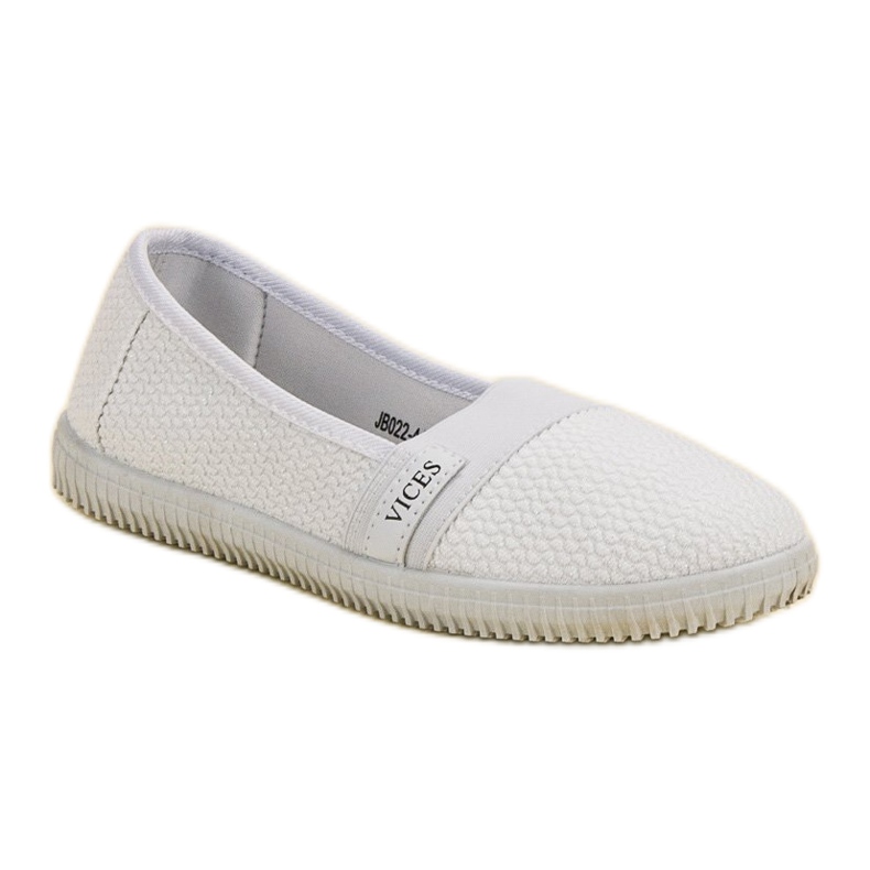 Weiße VICES Slipons 1