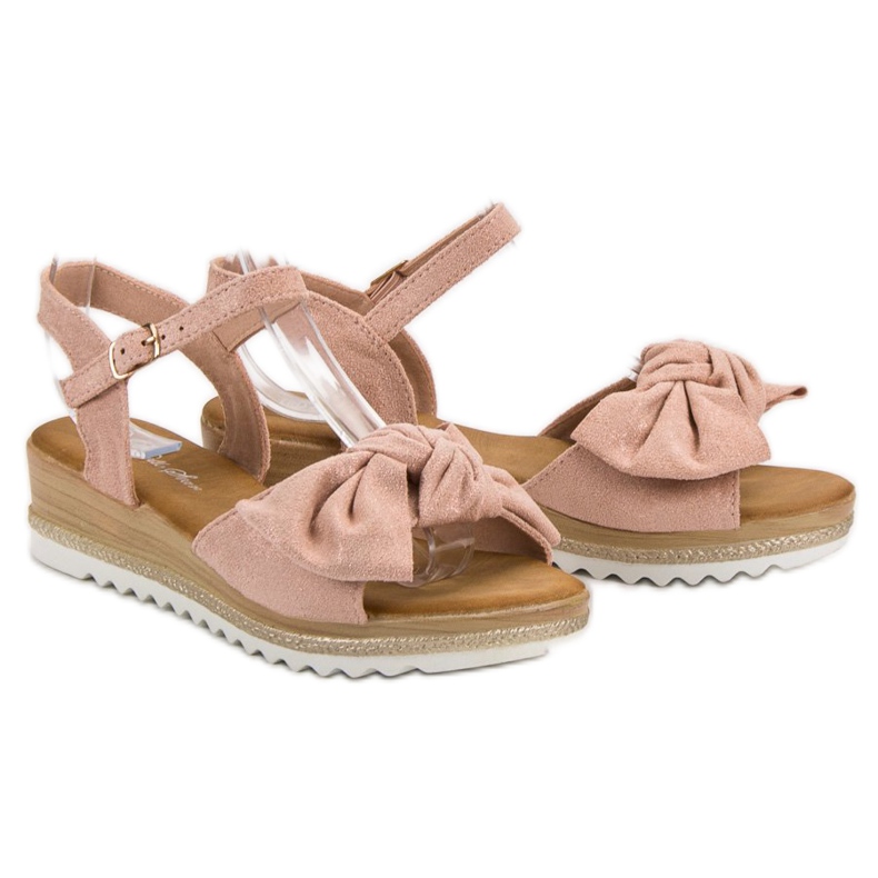 Bello Star Sandalen mit Schleife rosa 1