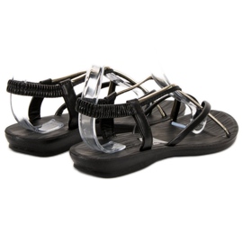 Camo Schwarze Sandalen zum Hineinschlüpfen 1