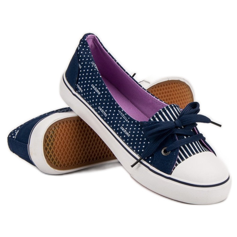 J. Star Marineblaue niedrige Sneakers 1
