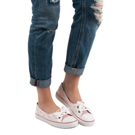 J. Star Weiße niedrige Sneakers 2