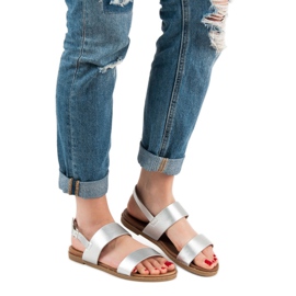 Primavera Lässige Sandalen grau 2