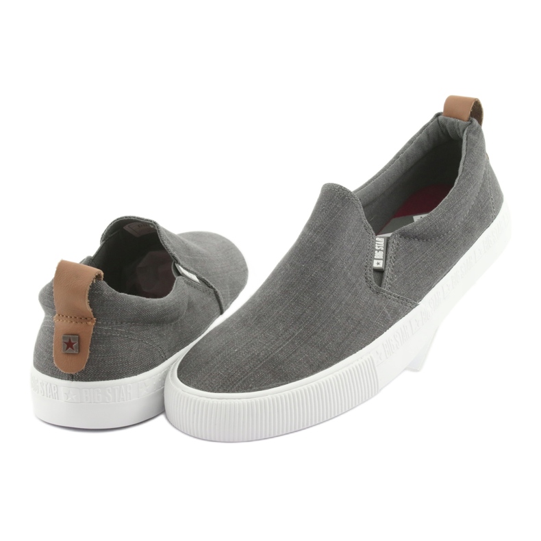 Big Star 174162 Slip-On-Sneakers grau 4