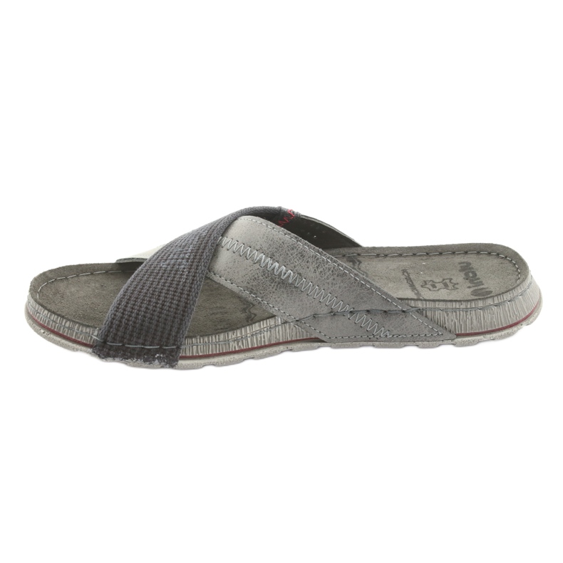 Graue Inblu GG009 graue Herrenhausschuhe schwarz 2