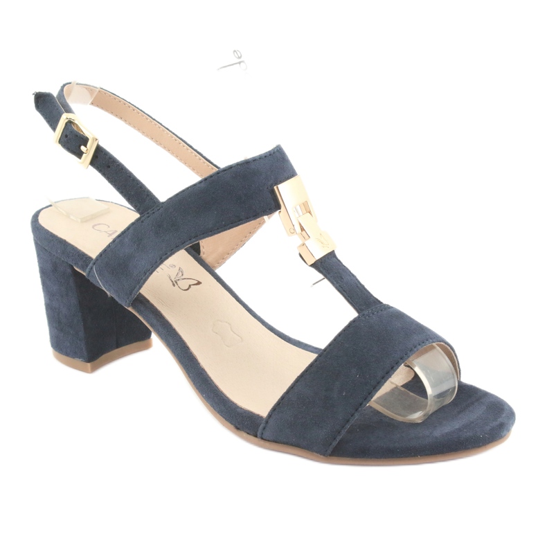 Sandalen auf dem Posten von Caprice 28303 marineblau navy blau 1