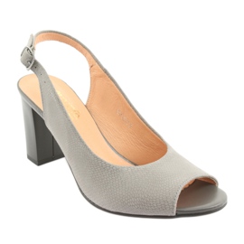 Espinto S274 graue Outdoor-Damensandalen 1