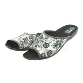 Damenhausschuhe Adanex 23981 grau schwarz naturfarben 3