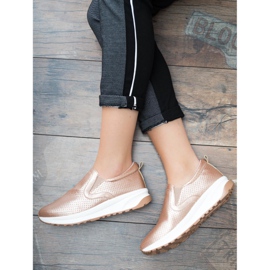 SHELOVET Goldene Slipper rosa 1