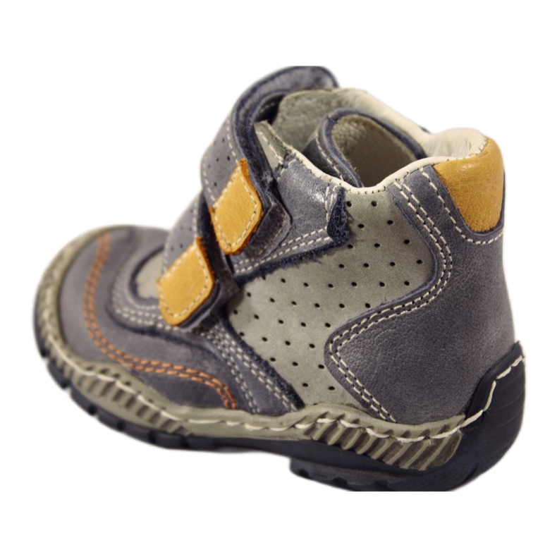 Ren But Rabatt Ren-But Stiefel blau orange grau 4