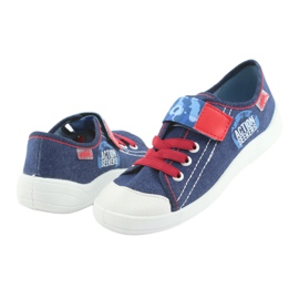 Befado Kinderschuhe 251Y101 rot marineblau blau 4