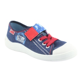Befado Kinderschuhe 251Y101 rot marineblau blau 1