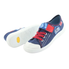 Befado Kinderschuhe 251Y101 rot marineblau blau 5