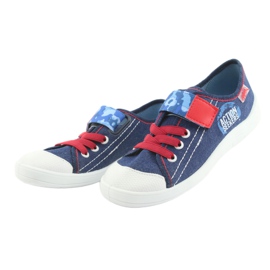 Befado Kinderschuhe 251Y101 rot marineblau blau 3