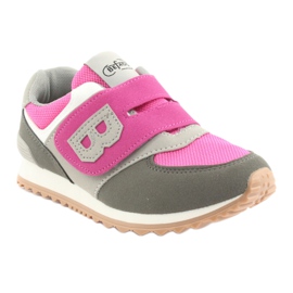 Befado Kinderschuhe bis 23 cm 516Y039 lila grau 1