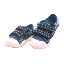 Befado Kinderschuhe 907P102 marineblau blau 3