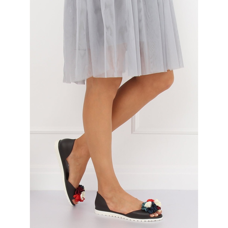 Schwarze Meliski Ballerinas SE-9613 Schwarz 2