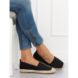 Schwarze Damen Espadrilles A629-ESP-1 Schwarz 2