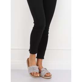 Graue Espadrilles grau BJS-002 Grau mehrfarbig 1