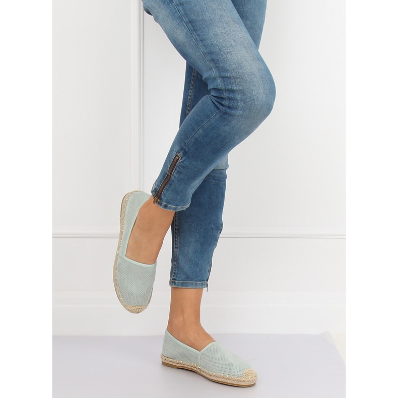 Damen Espadrilles Aquamarin N-2978 L.GRÜN 1
