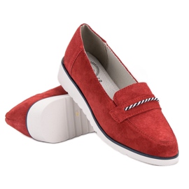 Filippo Loafer aus Leder rot 1