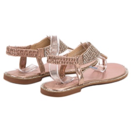 Nio Nio Slip-on-Sandalen mit Zirkonia rosa 1
