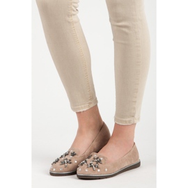 Fama Wildleder-Herren mit Ornamenten braun 1