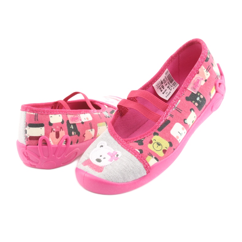 Befado Kinderschuhe 116X226 grau rosa 4