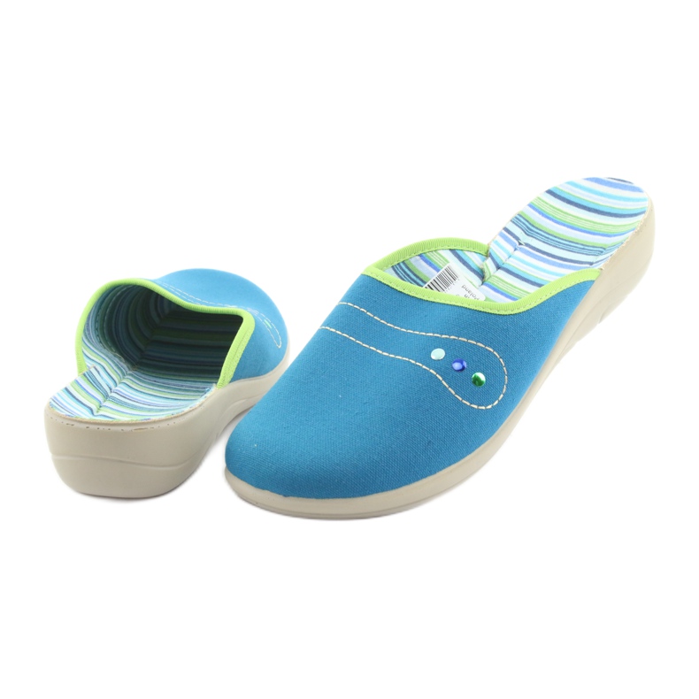 Befado Damenschuhe pu 552D008 blau grün 4