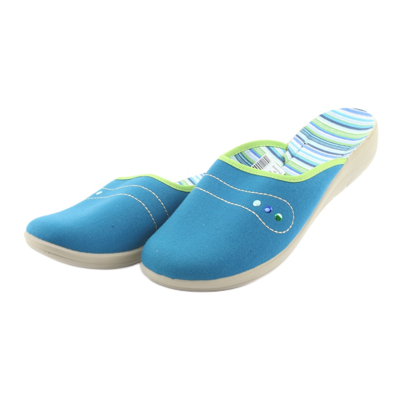 Befado Damenschuhe pu 552D008 blau grün 3
