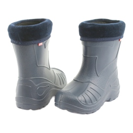Befado Kinderschuhe marineblaue Galoschen 162y103 4