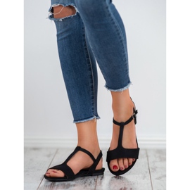 Evento Lässige Sandalen schwarz 1