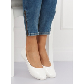 Weiße Damenballerinas JX76P Weiß 1