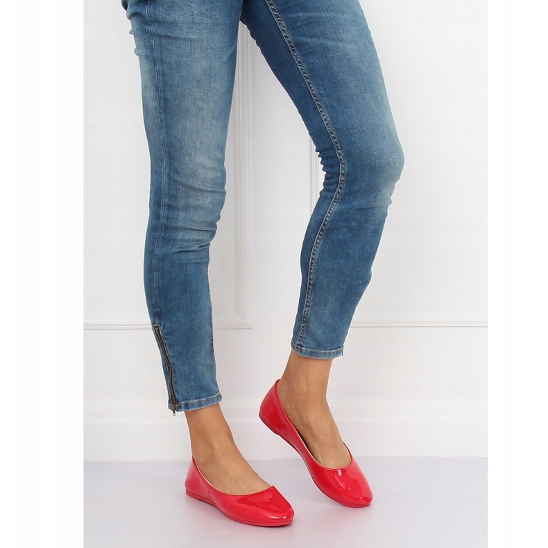 Rote Damenballerinas JX76P Rot 2