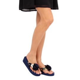 CK93P Marineblaue Schaumsohle mehrfarbig navy blau 2