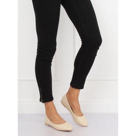 Beige Ballerinas für Damen CC108 Beige 1