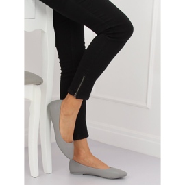 Graue Ballerinas CC108 LT.GRAY für Damen 1