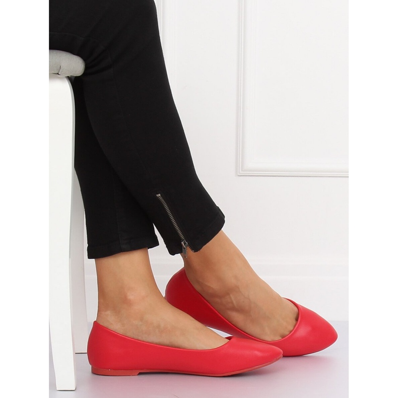 Rote Damenballerinas CC108 Rot 1